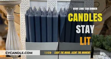 Dinner Candles Burn Time: How Long Can They Stay Lit?
