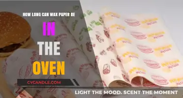 Safe Oven Use: Wax Paper's Heat Limit and Duration Explained