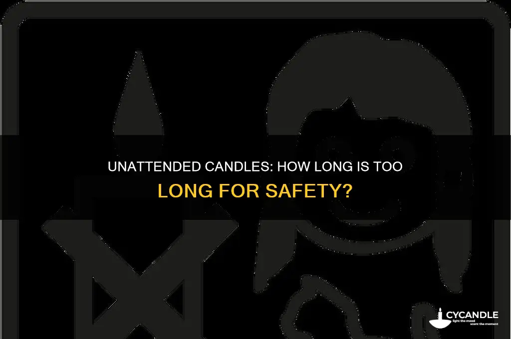 how long can you leave a candle unattended