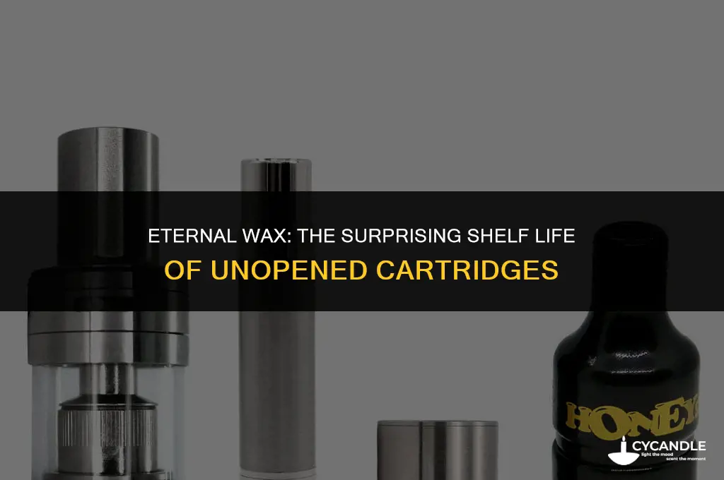 how long coupd you store unopened wax cartridges