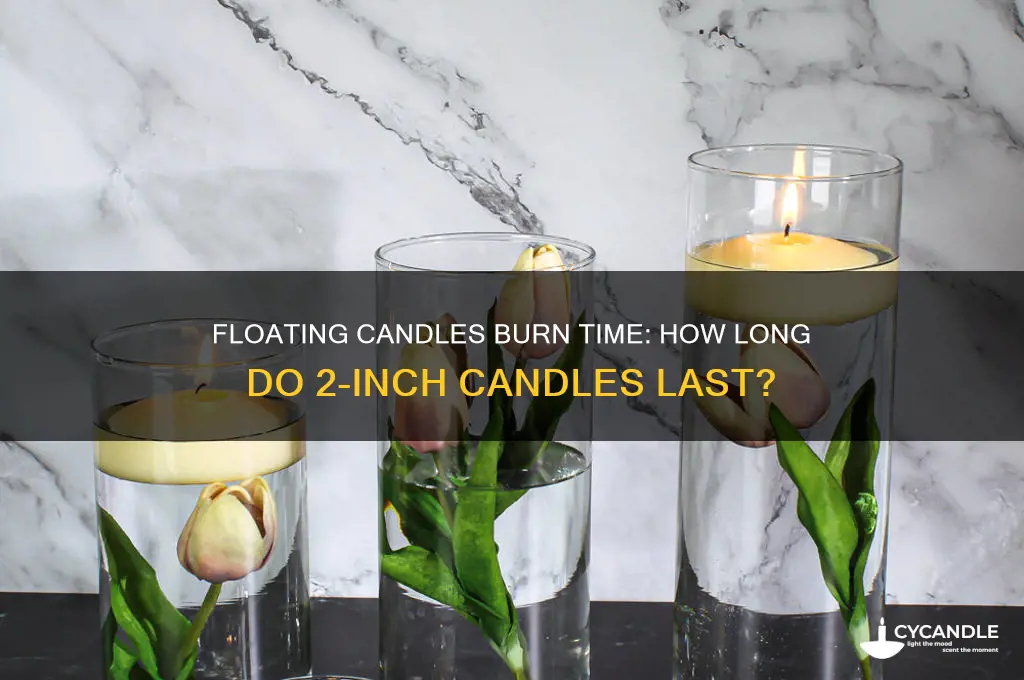 how long do 2 inch floating candles burn