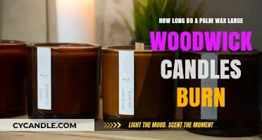 Palm Wax Large WoodWick Candles: Burn Time Explained