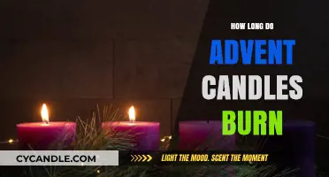 Advent Candles Burn Time: A Guide to Their Lasting Glow