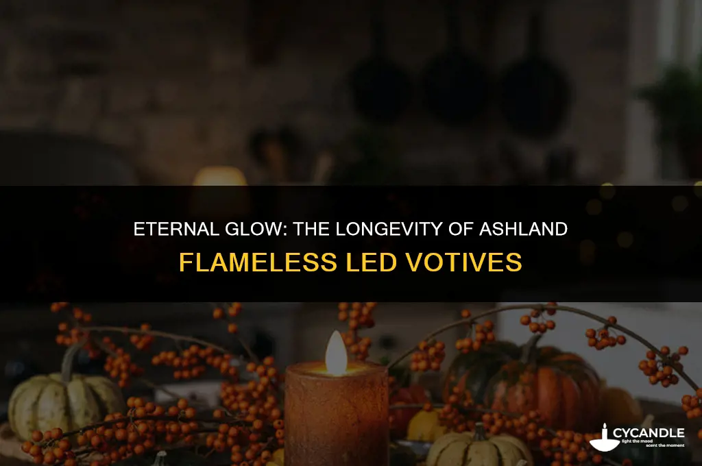 how long do ashland flameless led votives last