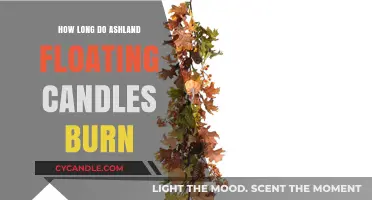 Ashland Floating Candles Burn Time: A Comprehensive Guide