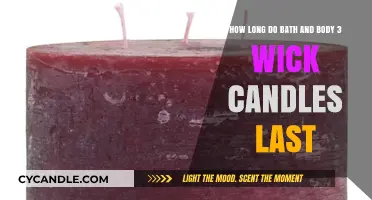 Bath & Body Works 3-Wick Candles: Burn Time Explained