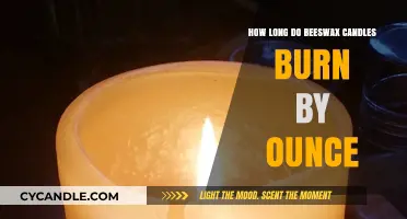 Beeswax Candles Burn Time: Ounce-by-Ounce Duration Guide