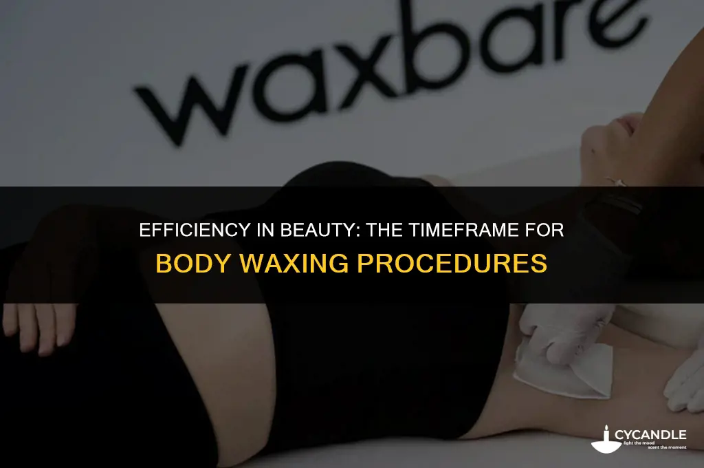 how long do body waxing procedures usually take