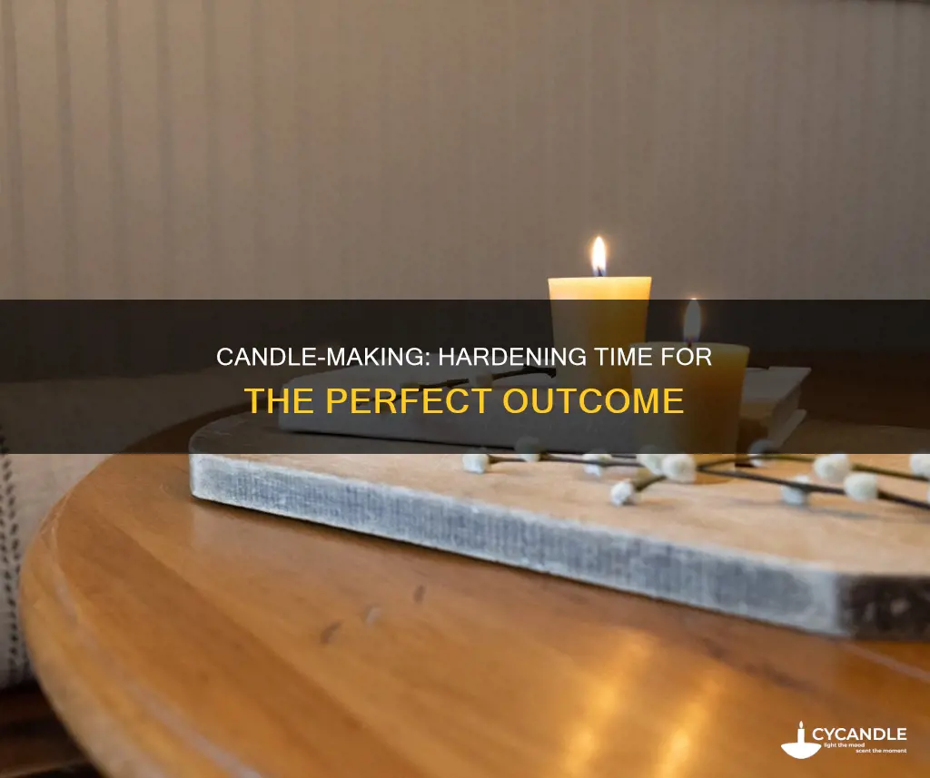 how long do candles take to harden