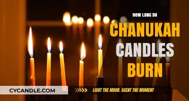 Chanukah Candle Burn Time: How Long Do They Last?