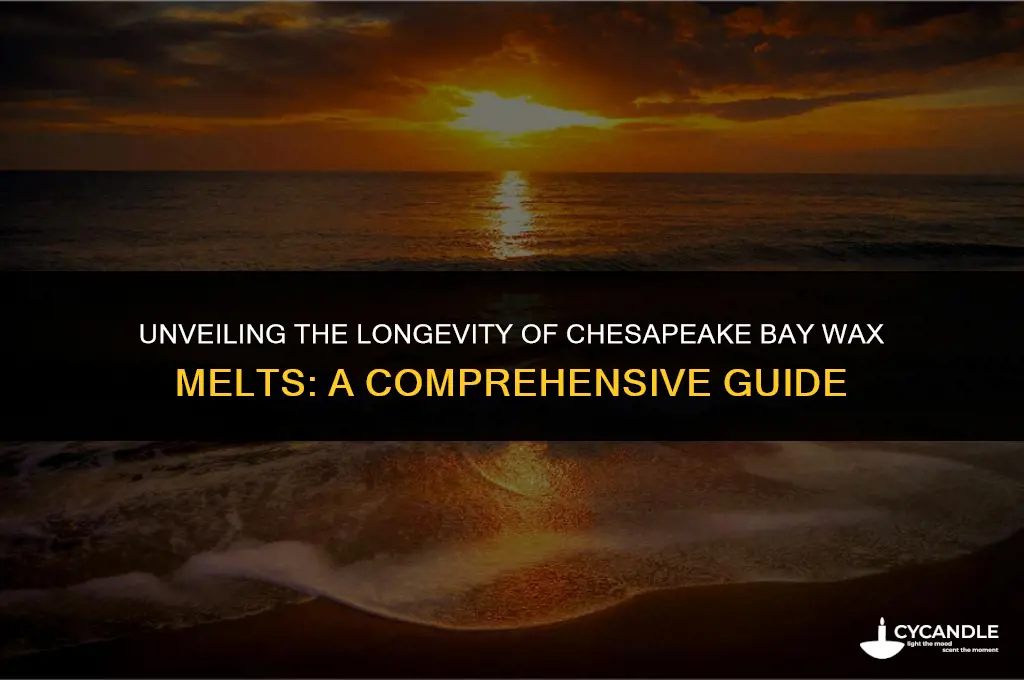 how long do chesapeake bay wax melts last