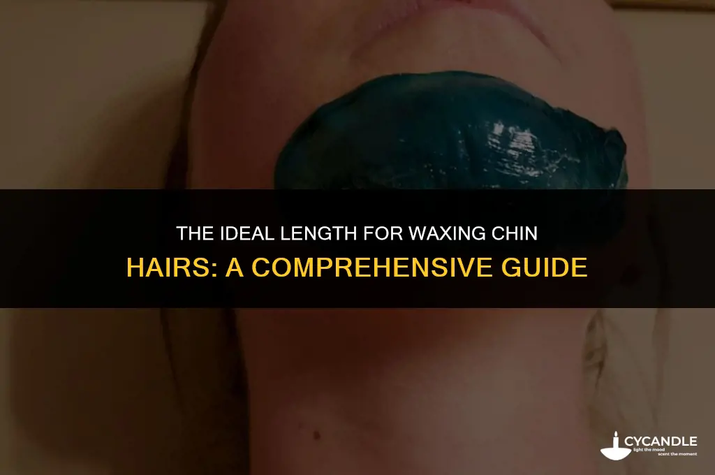 how long do chin hairs have to be to wax
