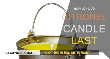 The Longevity of Citronella Candles: How Long Do They Last?