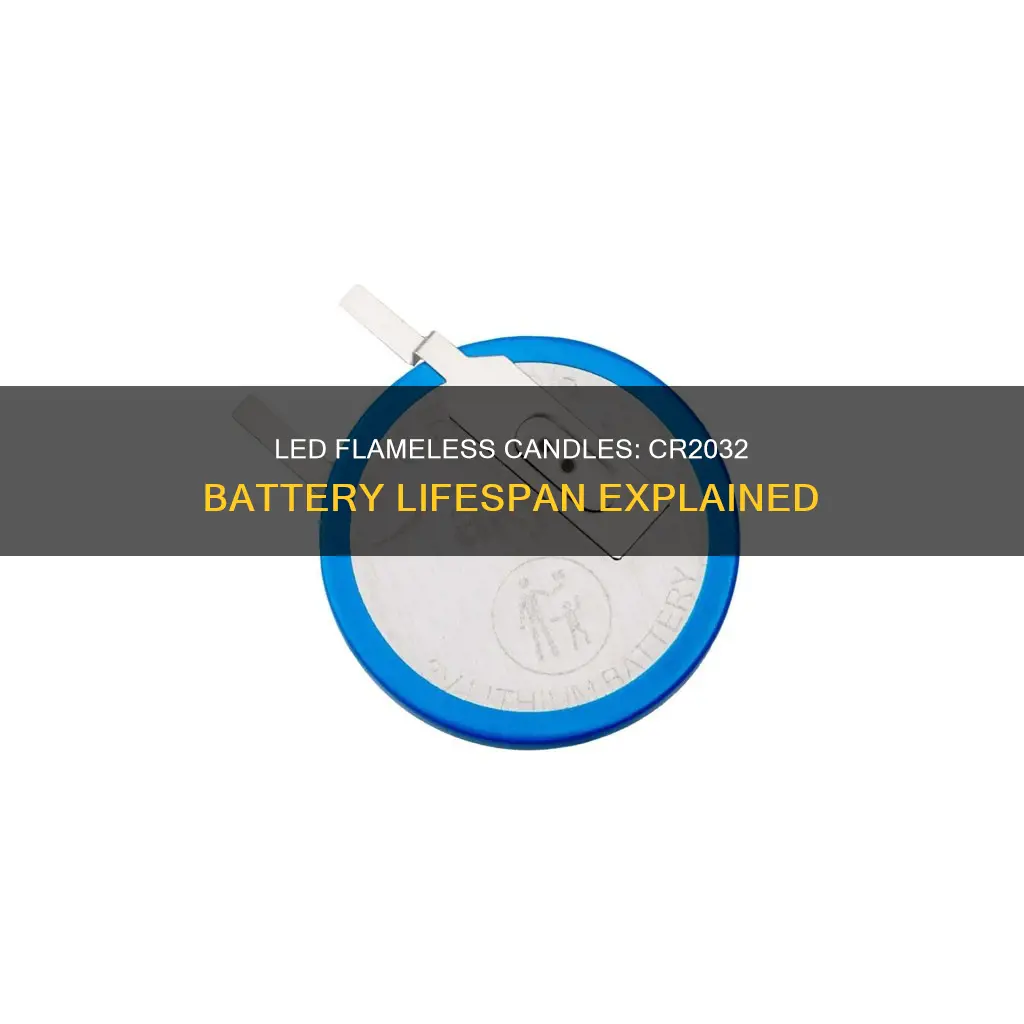 how long do cr2032 batteries last for led flameless candles