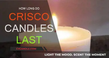 Crisco Candles: How Long Do They Last?