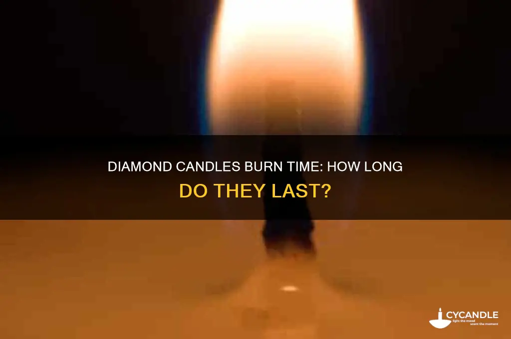 how long do diamond candles burn