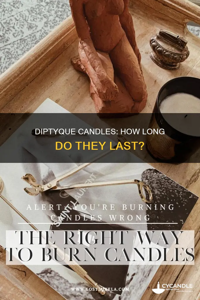 how long do diptyque candles last