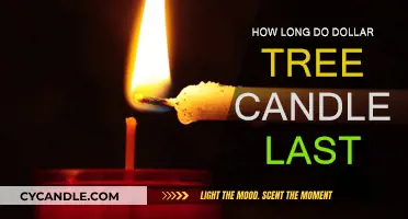 Candle Burning: Dollar Tree Candles' Longevity Secrets