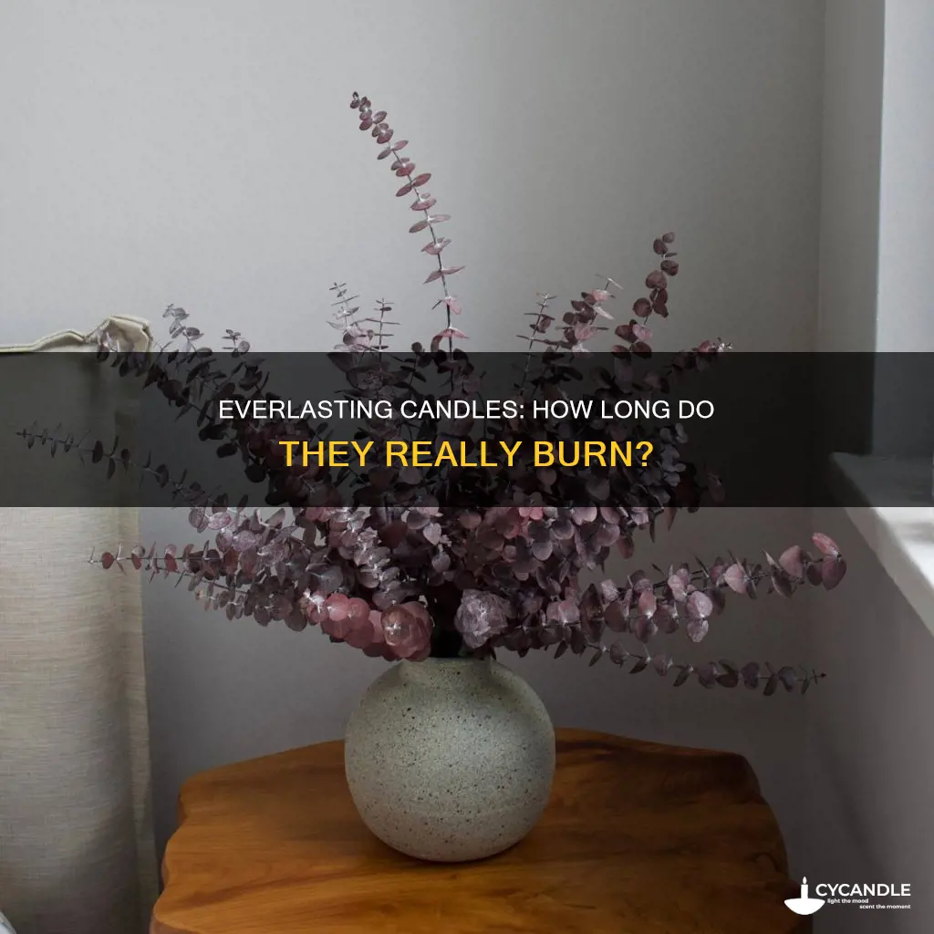 how long do everlasting candles last
