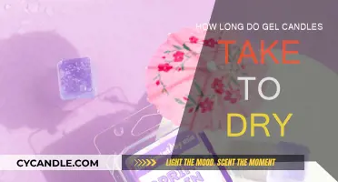 Gel Candles: Drying Time and Decorating Tips