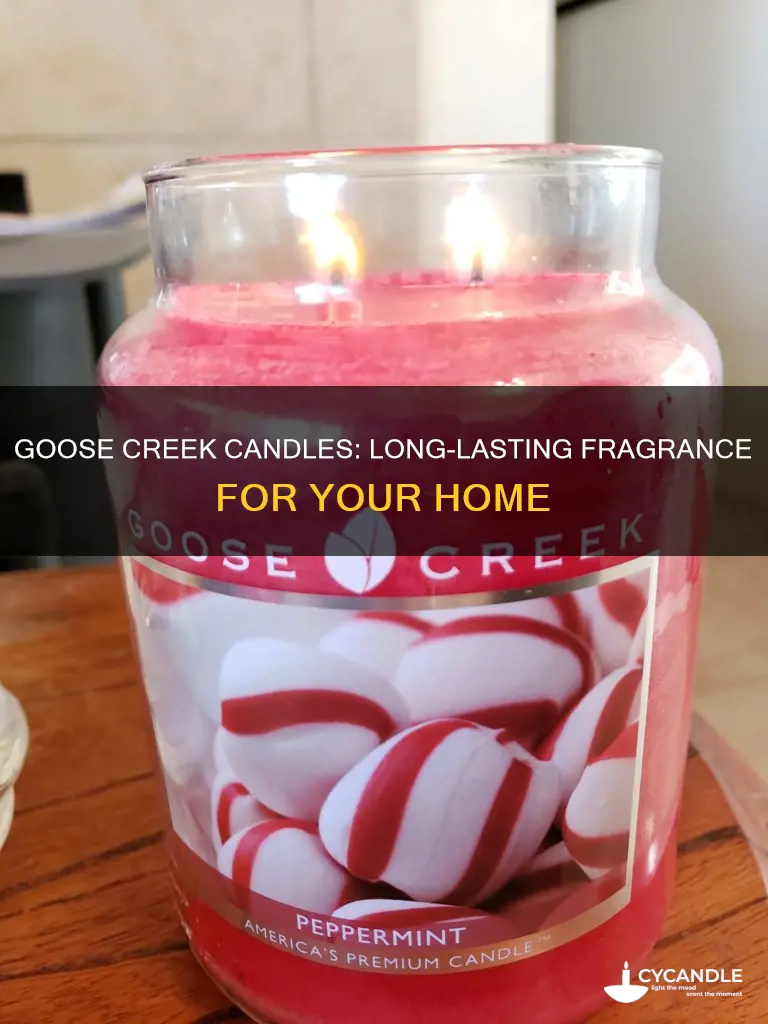 how long do goose creek candles last