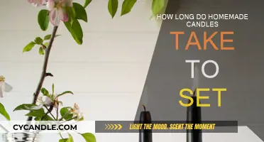Candle-Making: Setting Time for Homemade Candles