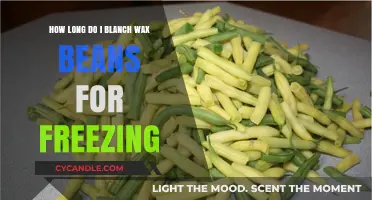 Blanching Wax Beans for Freezing: A Step-by-Step Guide