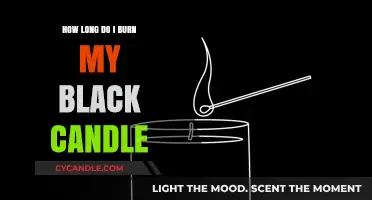 Black Candle Burning Time: Optimal Duration for Spiritual and Aromatic Use