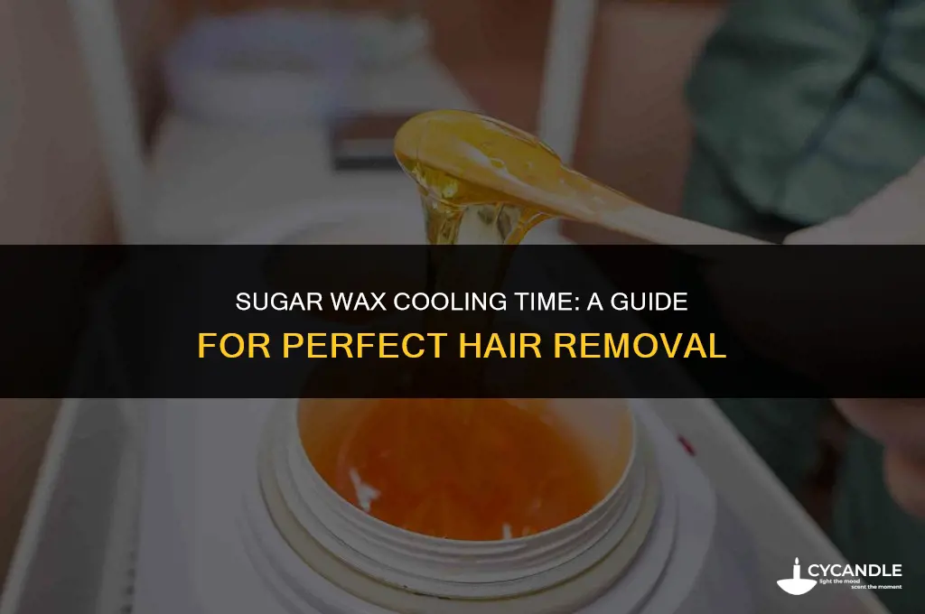 how long do i let sugar wax cool