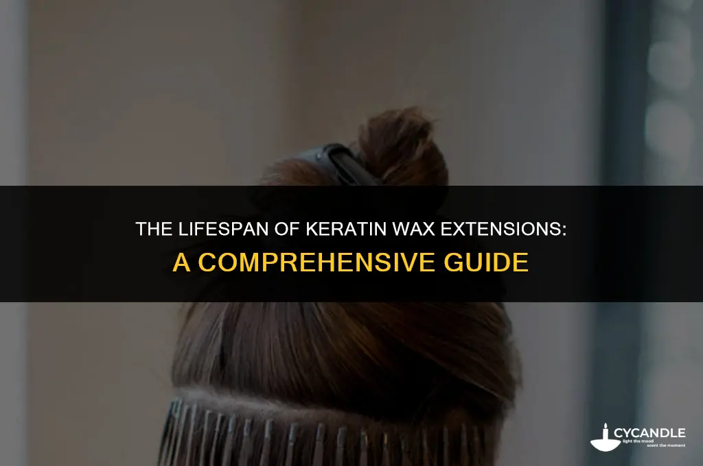how long do keratin wax extensions last