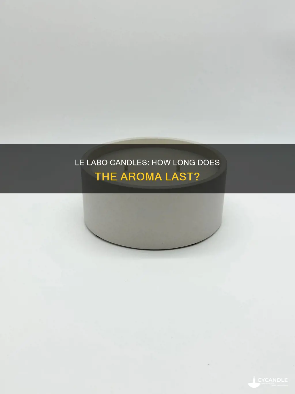 how long do le labo candles last