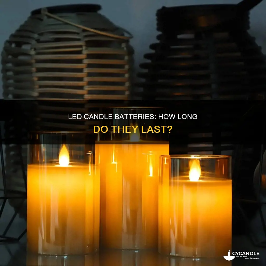 how long do led candle batteries last