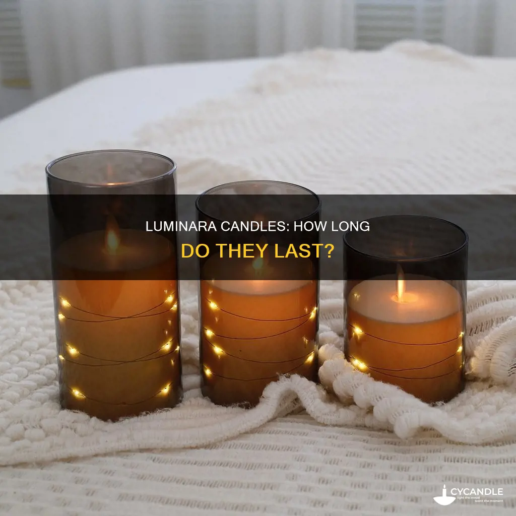 how long do luminara candles last