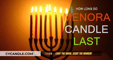The Longevity of Menorah Candles: How Long Do They Last?