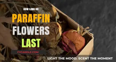 How Long Do Paraffin Flowers Last: A Durability Guide