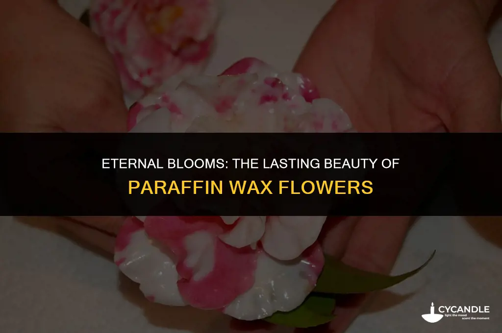 how long do paraffin wax flowers last