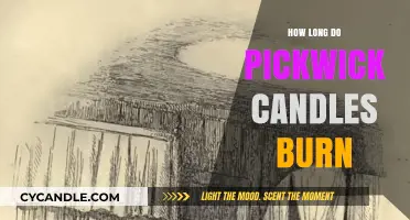 Pickwick Candles Burn Time: A Comprehensive Guide to Longevity