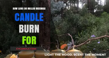 Rolled Beeswax Candles: Burn Time and Longevity Explained