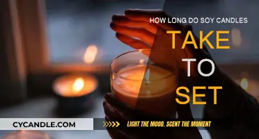 The Art of Soy Candles: Setting Time Revealed