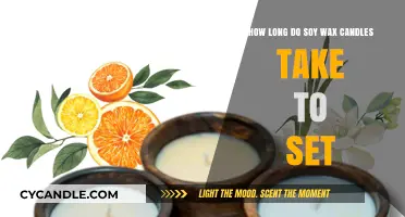 Soy Wax Candle Setting Time: A Guide to Perfect Curing