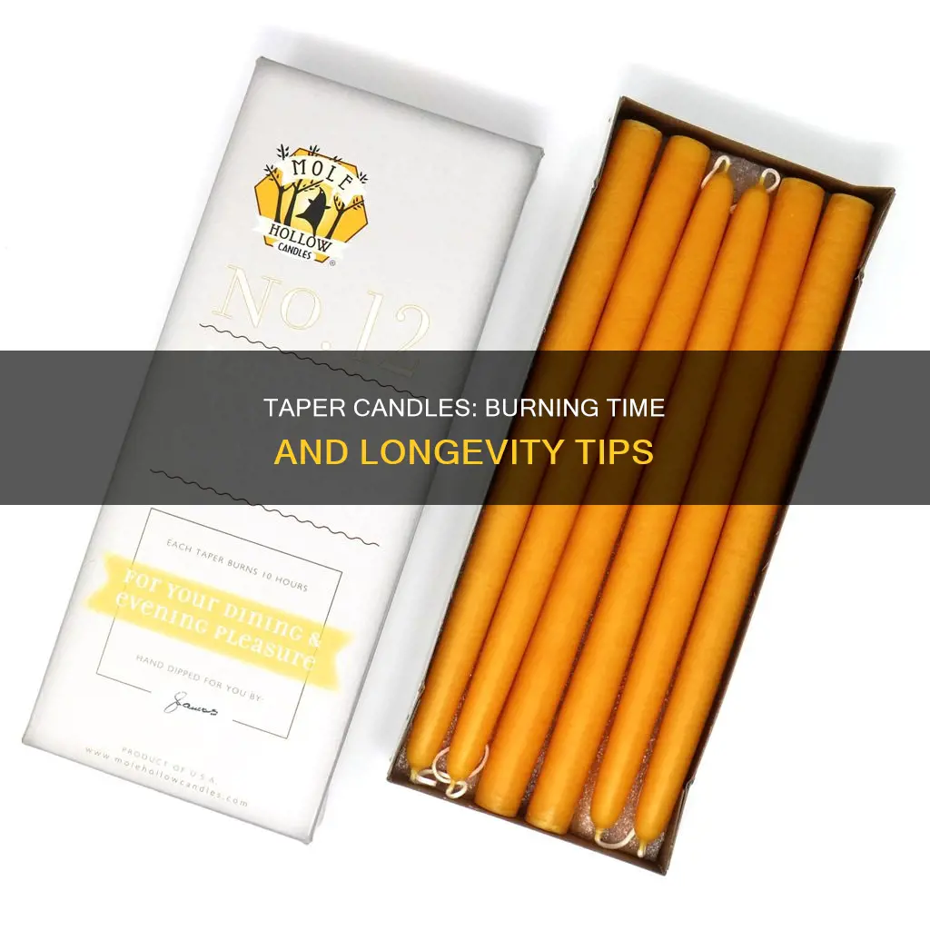 how long do taper candles last