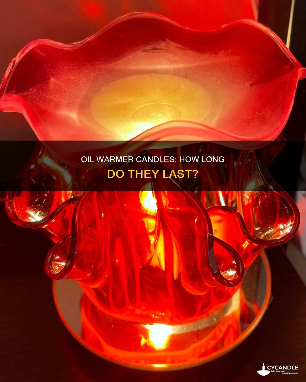 how long do the oil candles last on a warmer