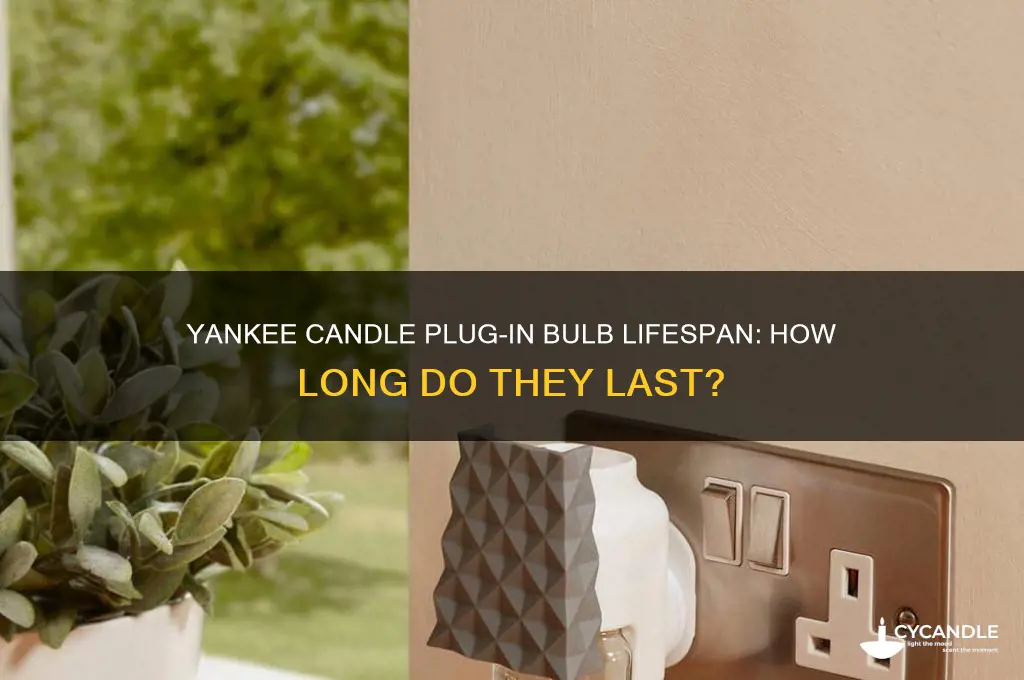 how long do the yankee candle plug in bulb last