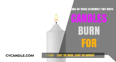 Tiny White Candles: Unveiling Their Surprising Burn Time Secrets