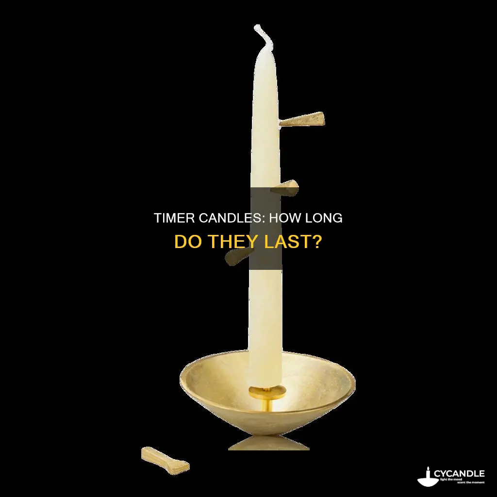 how long do timer candles stay on