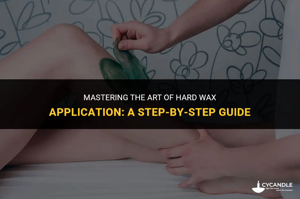how long do u leave hard wax on face