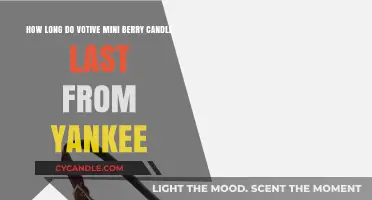 Yankee Votive Mini Berry Candle Burn Time: How Long Does It Last?