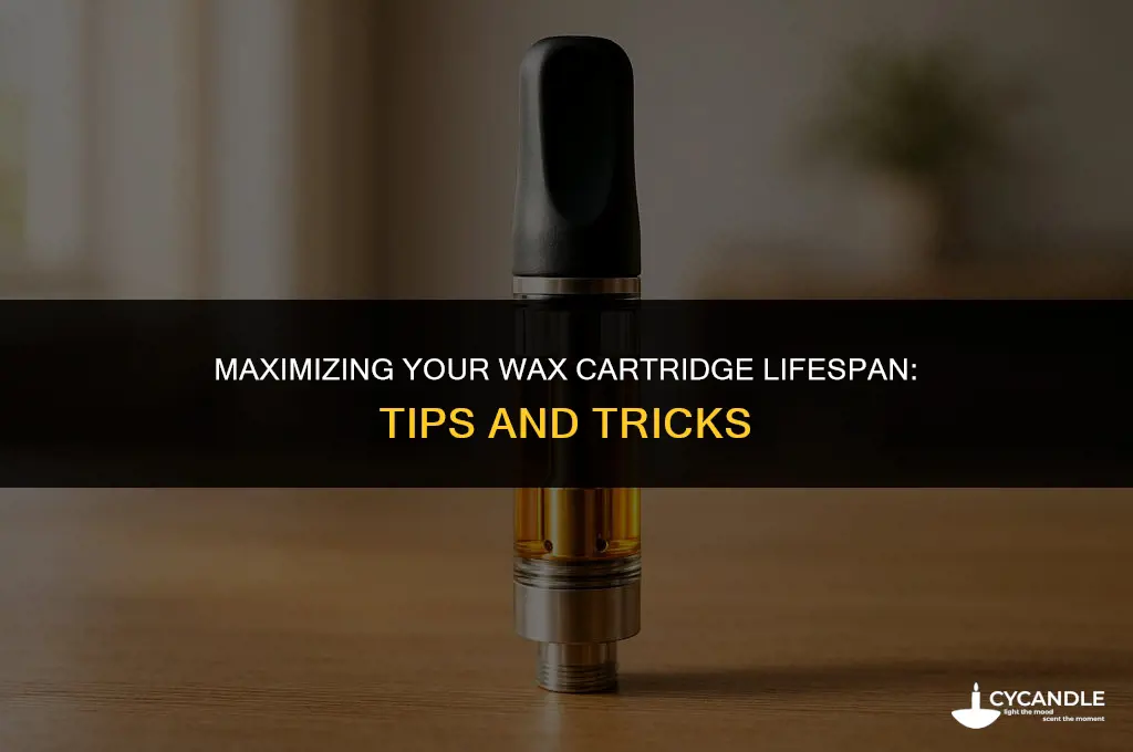 how long do wax cartridges last