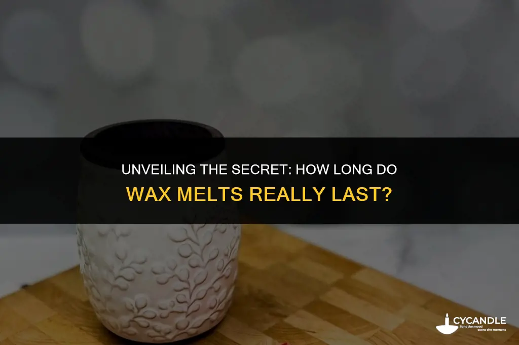 how long do wax melts throw off sent