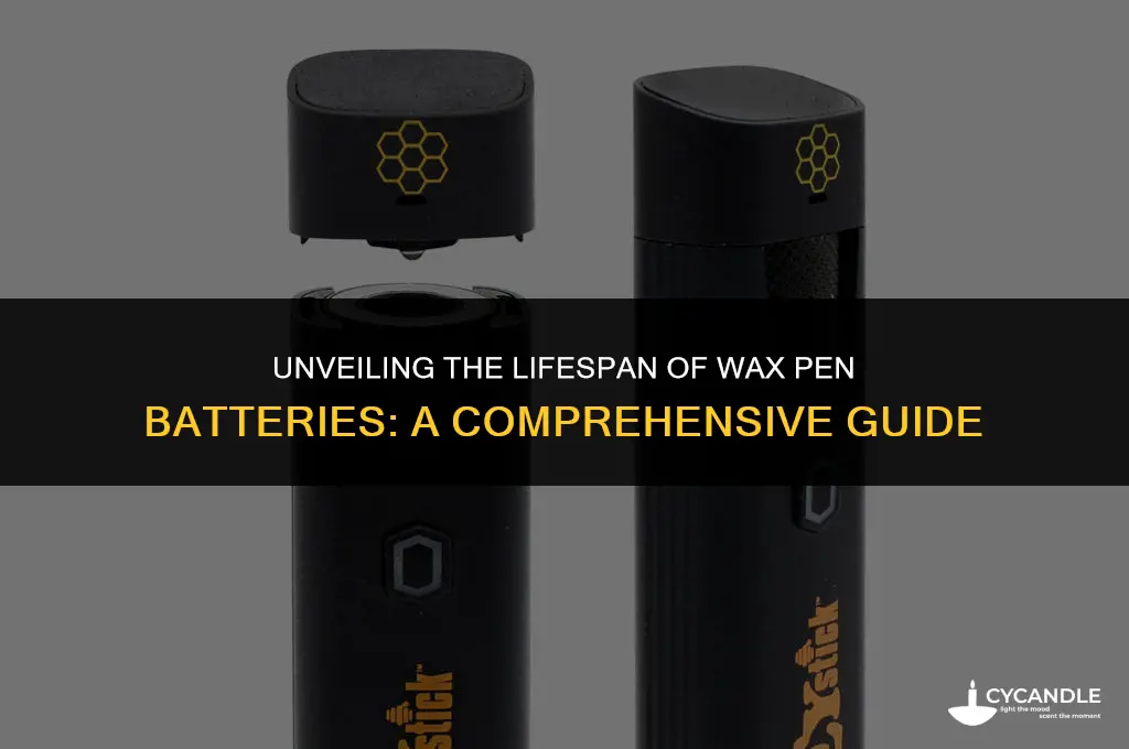 how long do wax pen battery last